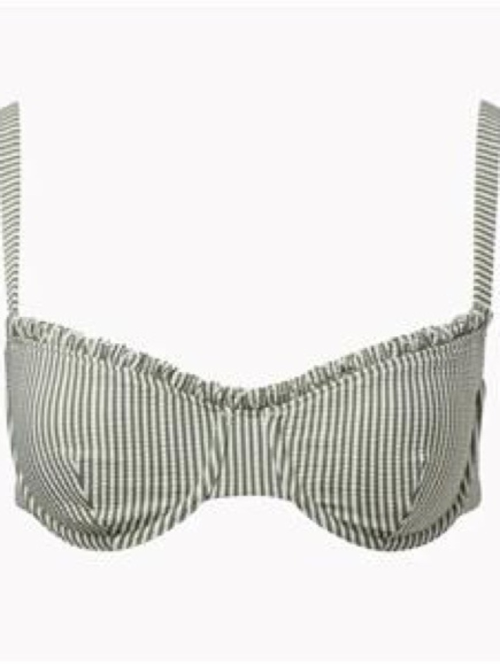 Onia Marilyn Sea Spray Stripe Underwire Bikini Top Medium